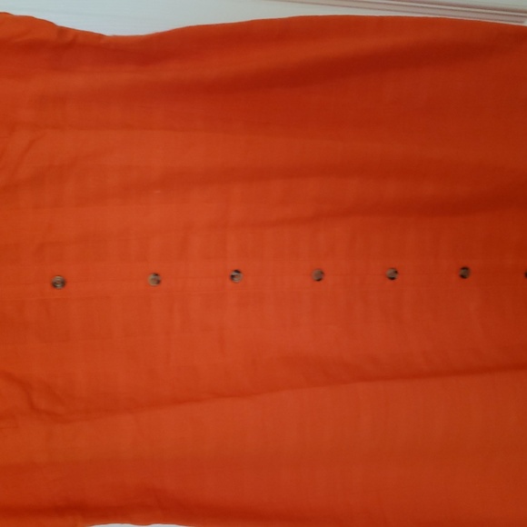 NEW Venus Orange Button-Down Dress - Picture 3 of 11